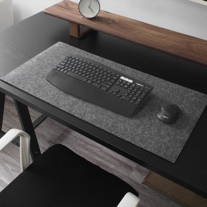 Deskpalm Moss XXL Wool Felt Desk Mat — Deskpalm Modern Desks & Workspace Accessories — view 3