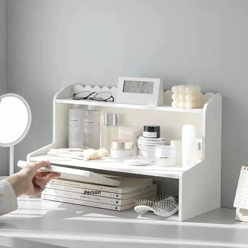 Deskpalm Duo Two-Layer Desktop Organizer Shelf — Deskpalm Modern Desks & Workspace Accessories — view 2