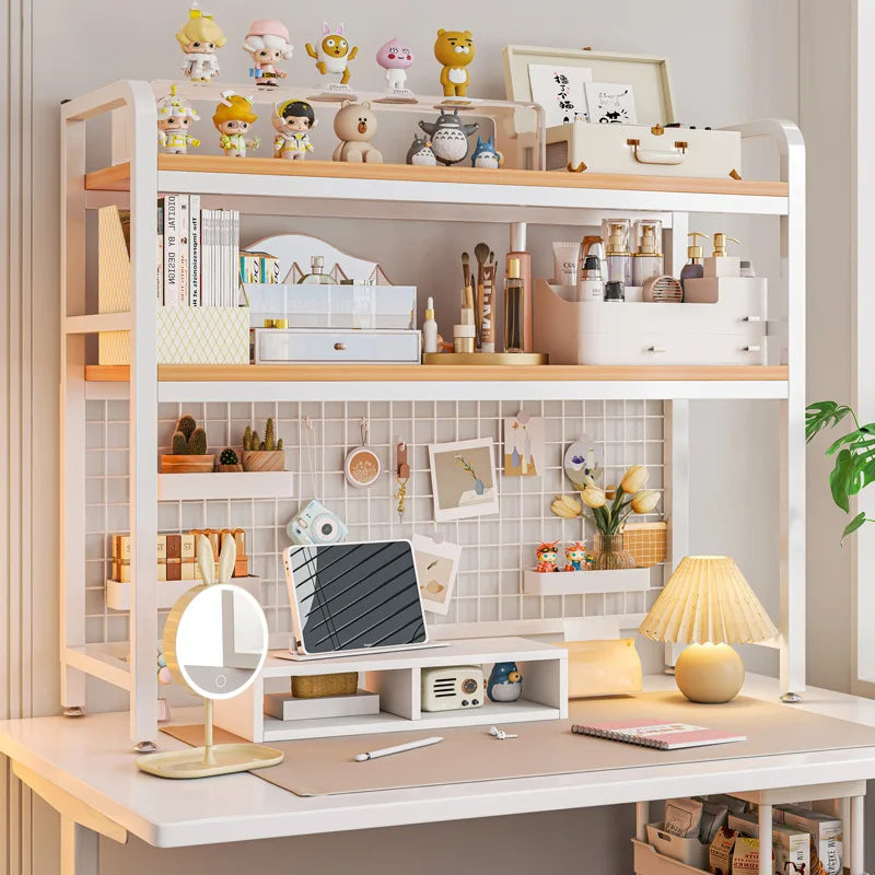 Deskpalm Lattice Iron Grid Desk Shelf — Deskpalm Modern Desks & Workspace Accessories