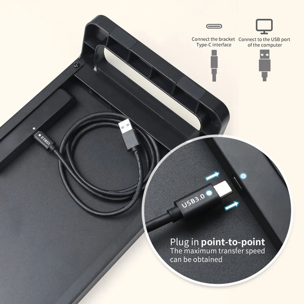 Deskpalm Ridge Monitor Stand with USB Hub — Deskpalm Modern Desks & Workspace Accessories — view 3