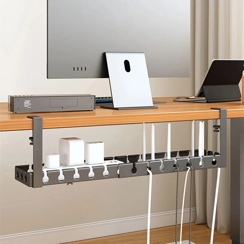 Deskpalm Conduit Metal Cable Management Tray — Deskpalm Modern Desks & Workspace Accessories
