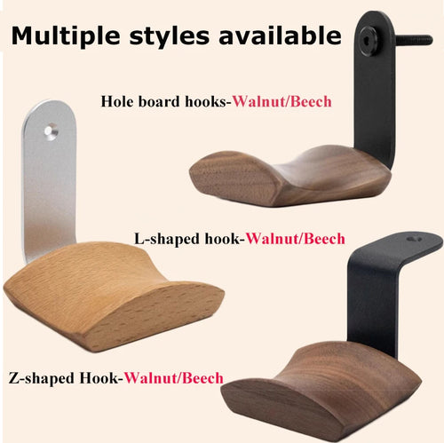 Deskpalm Beech Aluminum Headphone Rest — Deskpalm Modern Desks & Workspace Accessories