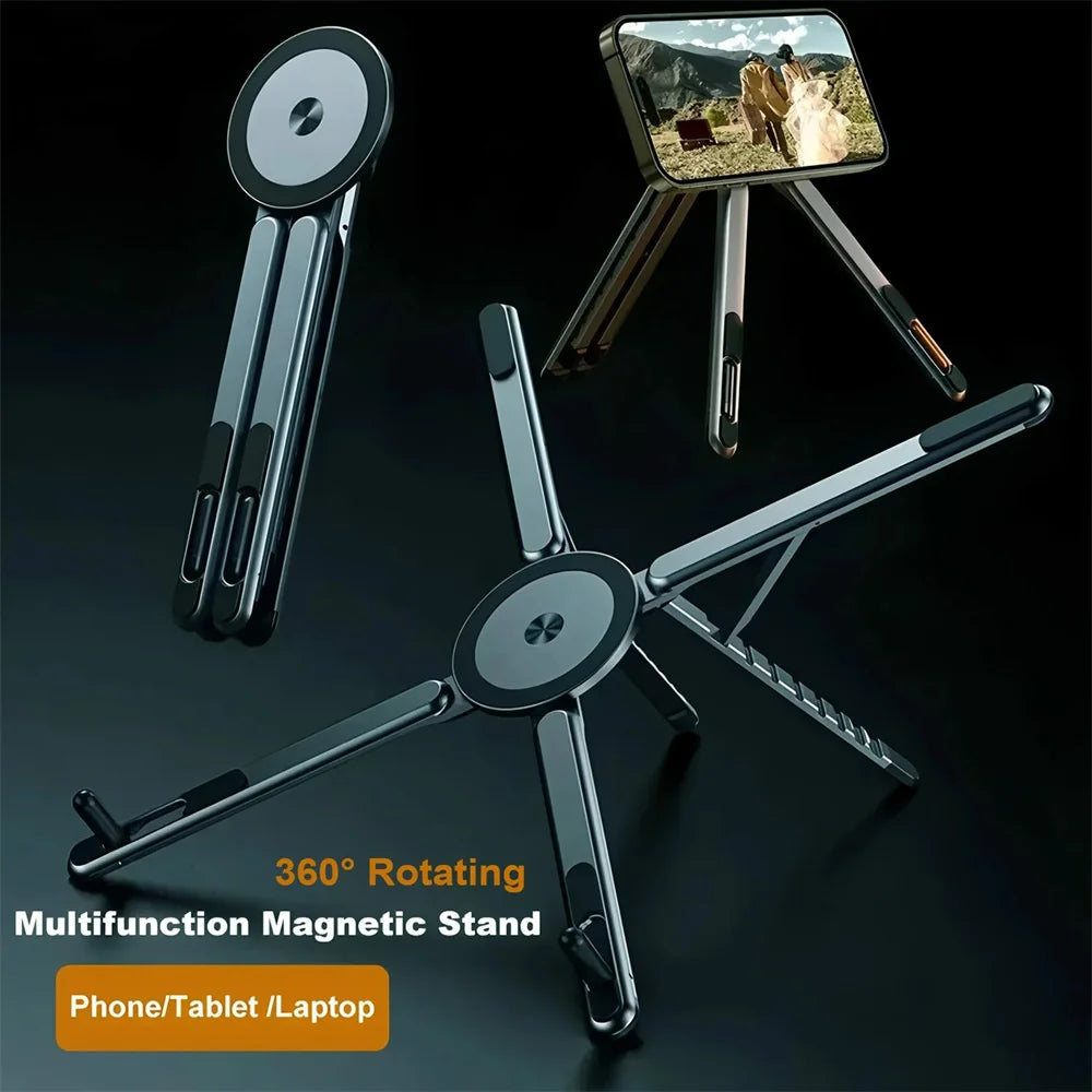 Deskpalm Arc Foldable Aluminum Laptop Stand — Deskpalm Modern Desks & Workspace Accessories — view 2