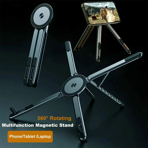Deskpalm Arc Foldable Aluminum Laptop Stand — Deskpalm Modern Desks & Workspace Accessories — view 2