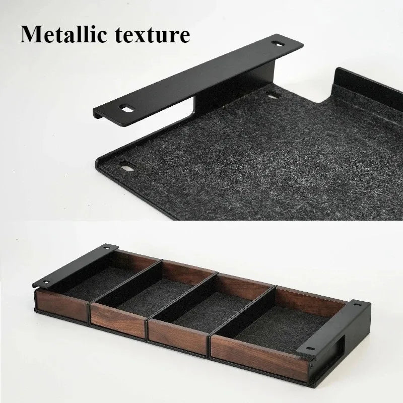 Deskpalm Linden Walnut Modular Desk System — Deskpalm Modern Desks & Workspace Accessories — view 4