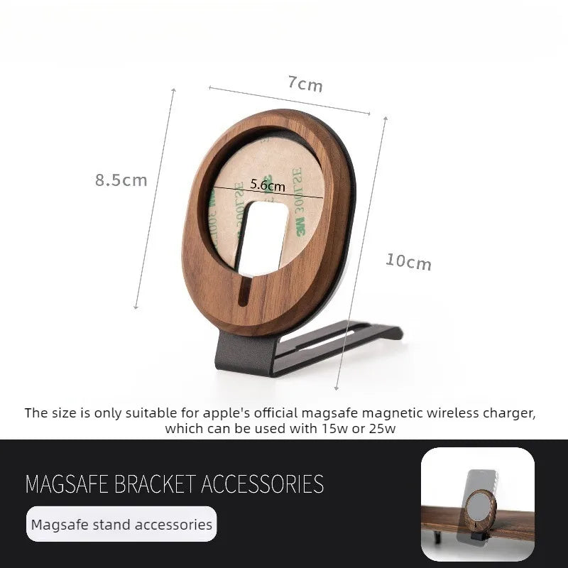 Deskpalm Magnet Wooden Modular Charging Stand — Deskpalm Modern Desks & Workspace Accessories — view 4