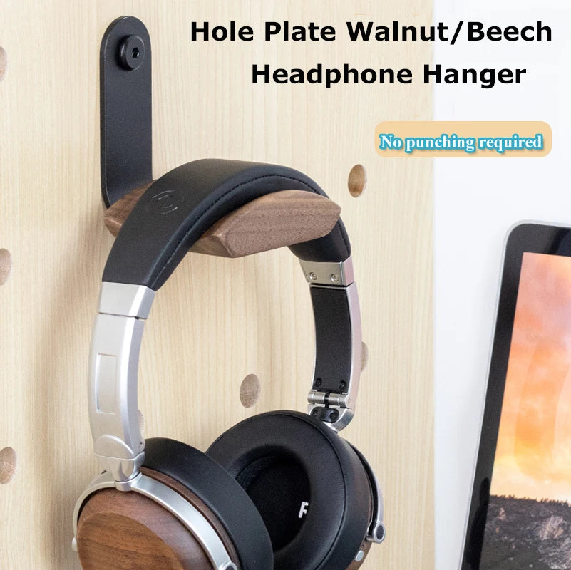 Deskpalm Beech Aluminum Headphone Rest — Deskpalm Modern Desks & Workspace Accessories — view 2