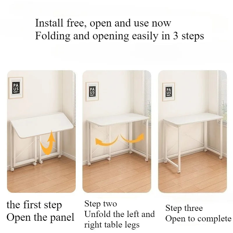 Deskpalm Fold Space-Saving Computer Desk — Deskpalm Modern Desks & Workspace Accessories — view 4