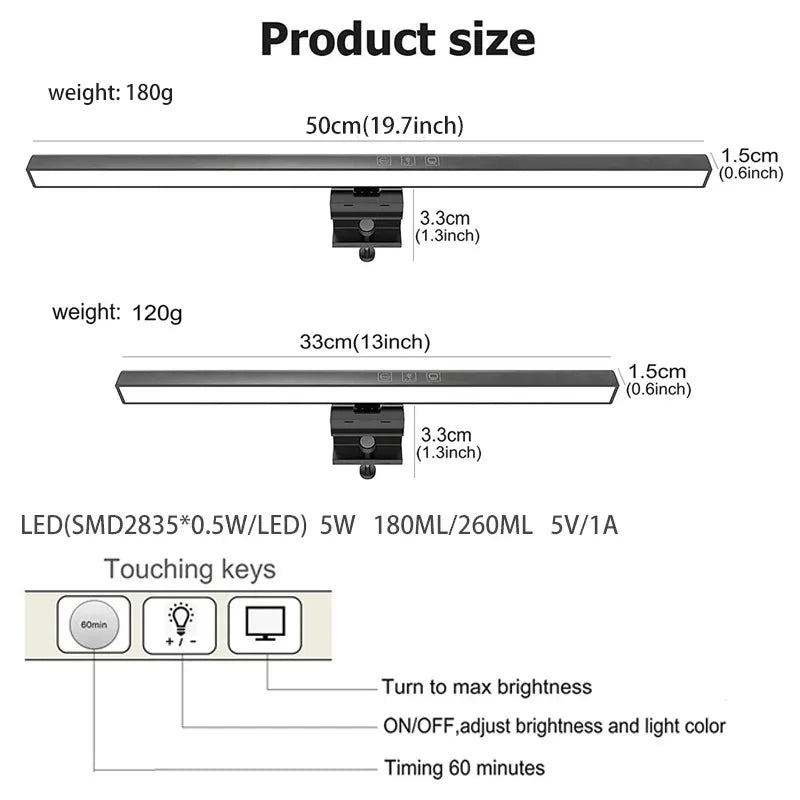 Deskpalm Lumen Eye-Care Monitor Lamp — Deskpalm Modern Desks & Workspace Accessories — view 5