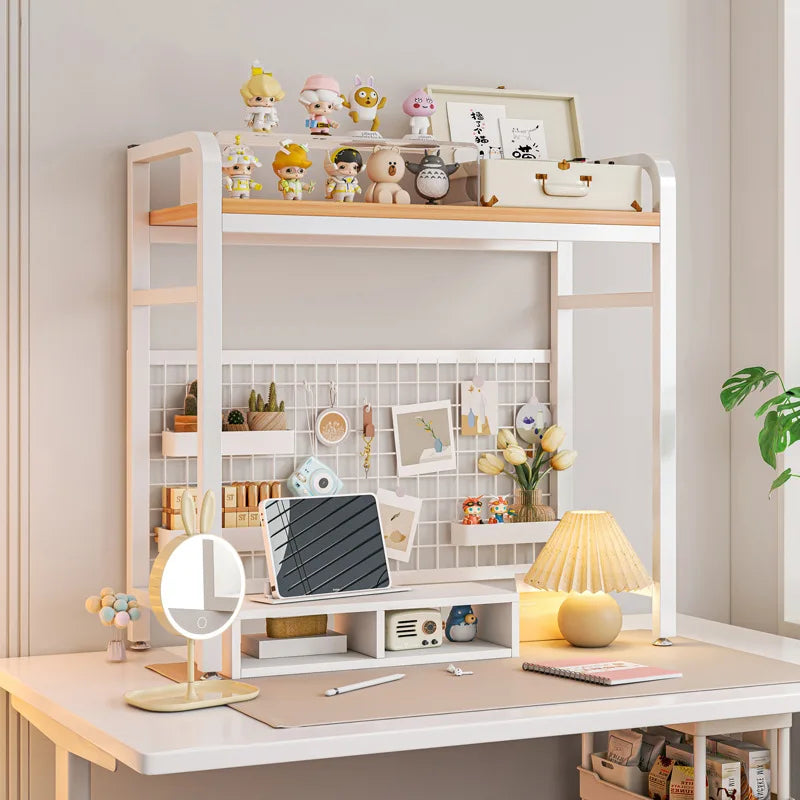 Deskpalm Lattice Iron Grid Desk Shelf — Deskpalm Modern Desks & Workspace Accessories — view 2