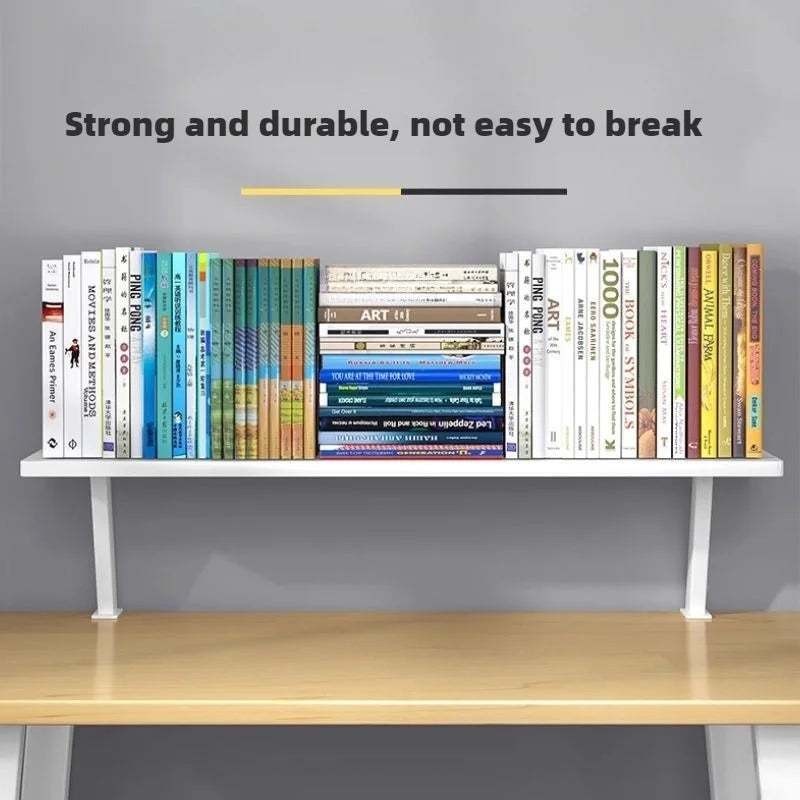 Deskpalm Rail Clamp-On Wooden Desk Shelf — Deskpalm Modern Desks & Workspace Accessories — view 2
