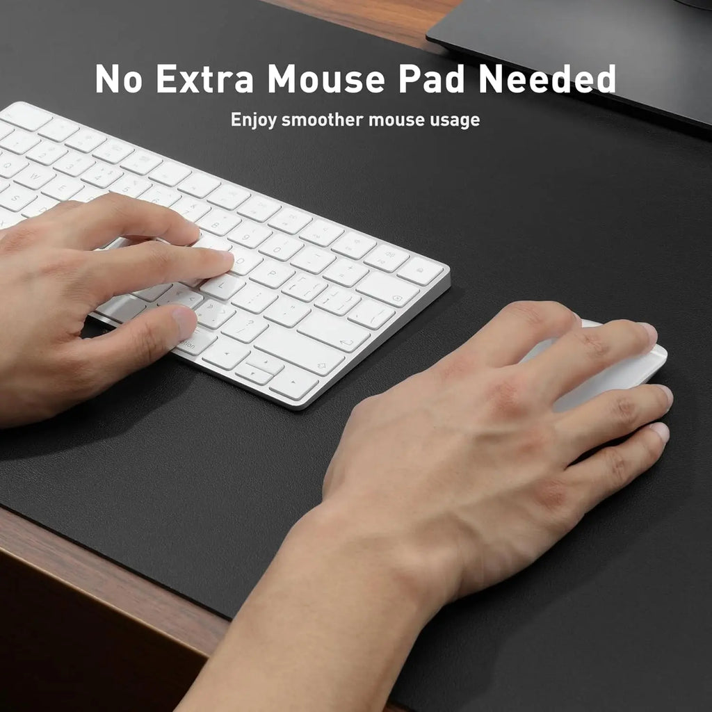 Deskpalm Sable Vegan Leather Desk Mat — Deskpalm Modern Desks & Workspace Accessories — view 5
