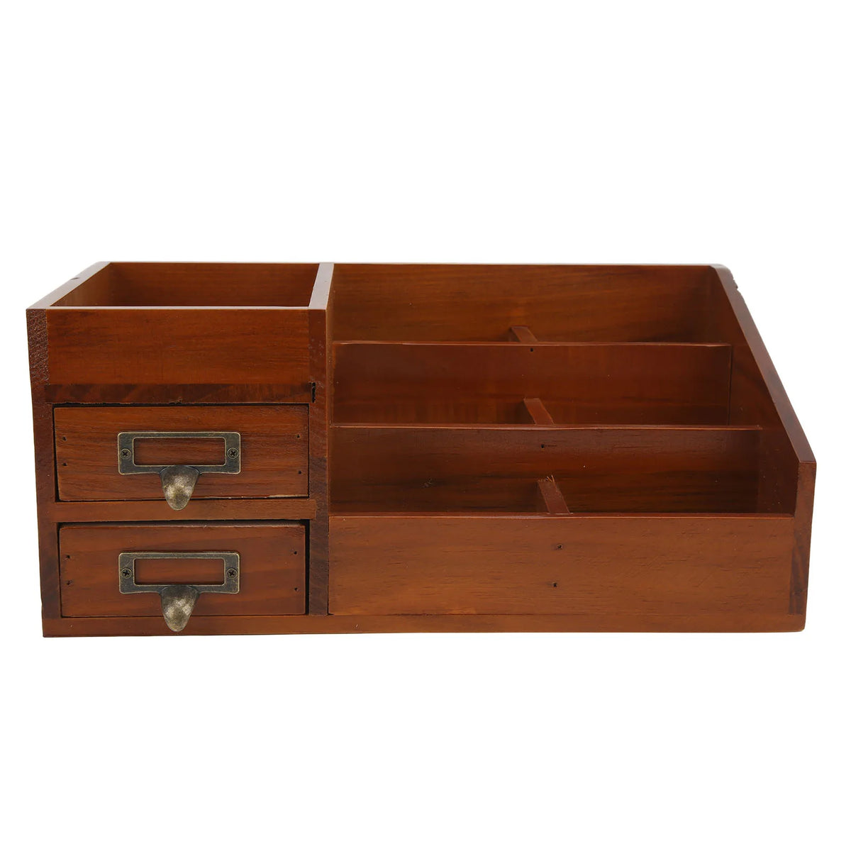 Deskpalm Tier Multi-Layer Wooden Desk Cabinet — Deskpalm Modern Desks & Workspace Accessories — view 5
