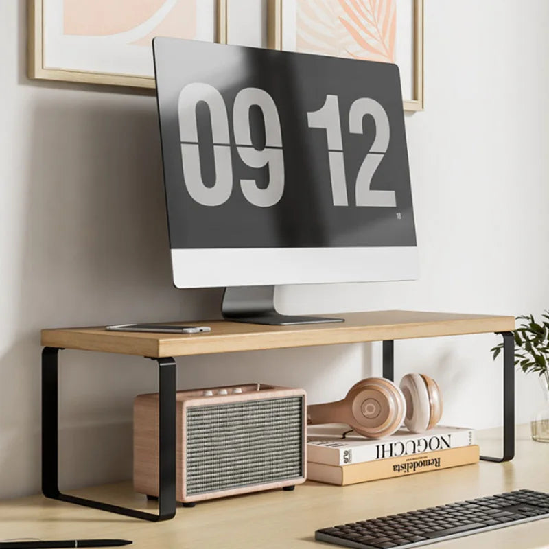 Deskpalm Knoll Stackable Wood Storage Riser — Deskpalm Modern Desks & Workspace Accessories — view 3