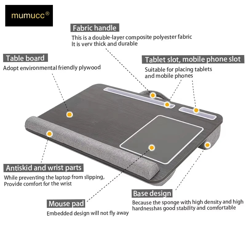 Deskpalm Nook Multi-Purpose Laptop Desk — Deskpalm Modern Desks & Workspace Accessories — view 5