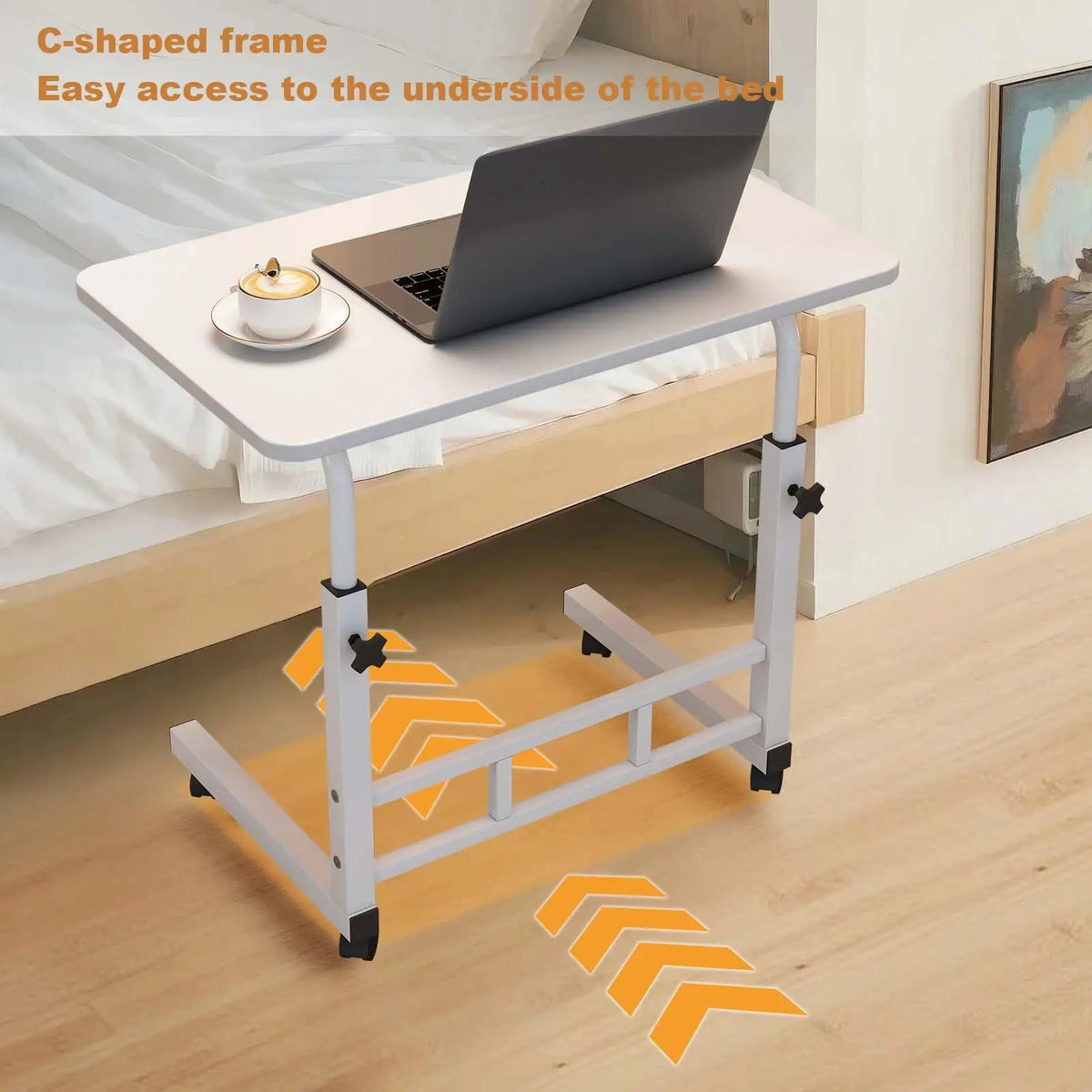 Deskpalm Glide C-Frame Mobile Laptop Desk — Deskpalm Modern Desks & Workspace Accessories — view 5