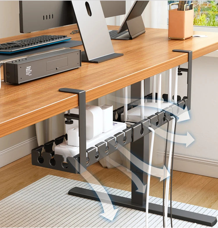 Deskpalm Conduit Metal Cable Management Tray — Deskpalm Modern Desks & Workspace Accessories — view 4