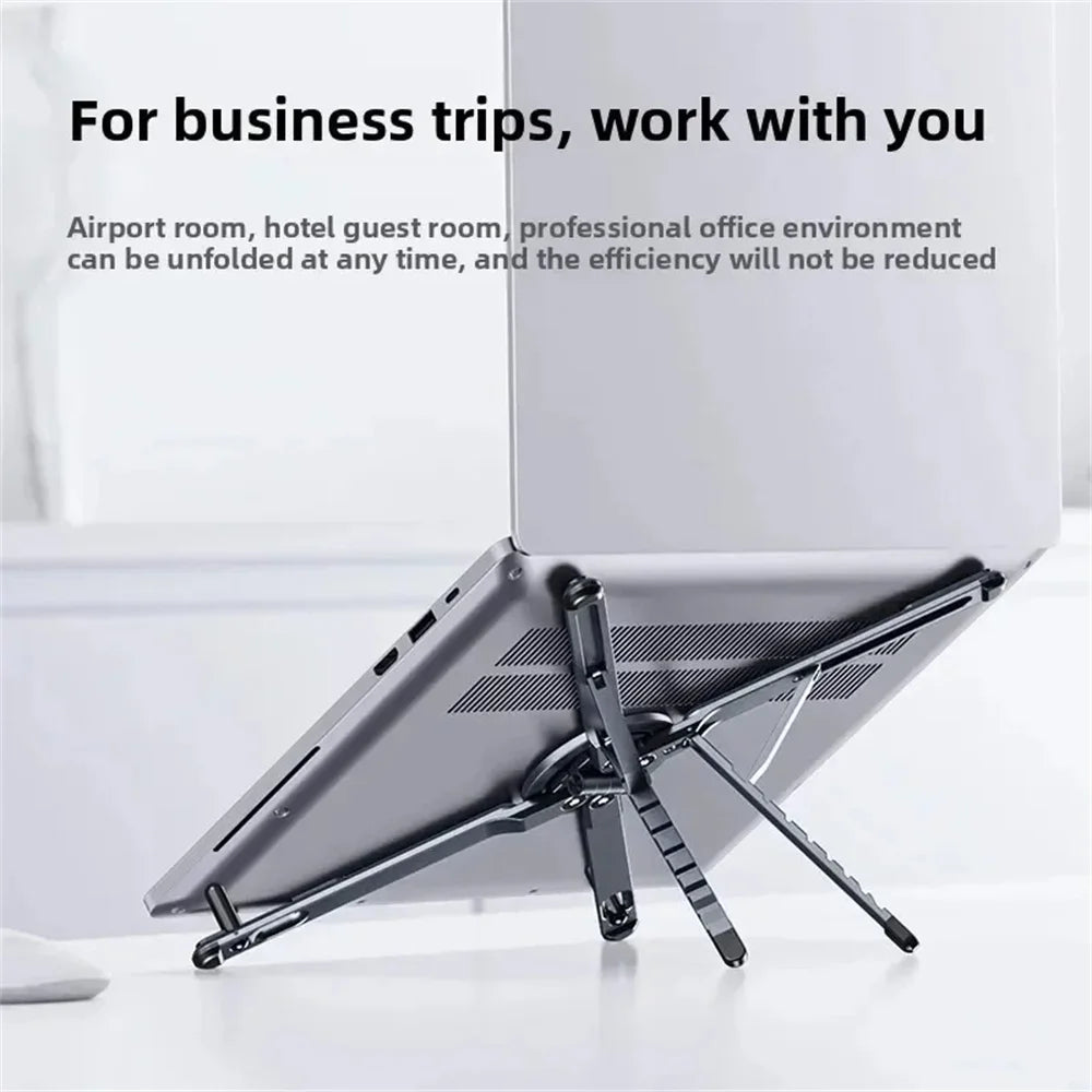 Deskpalm Arc Foldable Aluminum Laptop Stand — Deskpalm Modern Desks & Workspace Accessories — view 3