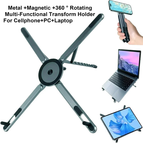 Deskpalm Arc Foldable Aluminum Laptop Stand — Deskpalm Modern Desks & Workspace Accessories