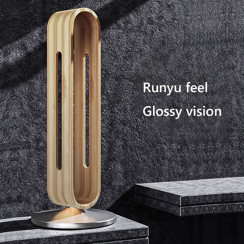 Deskpalm Bamboo Aluminum Headphone Stand — Deskpalm Modern Desks & Workspace Accessories — view 2