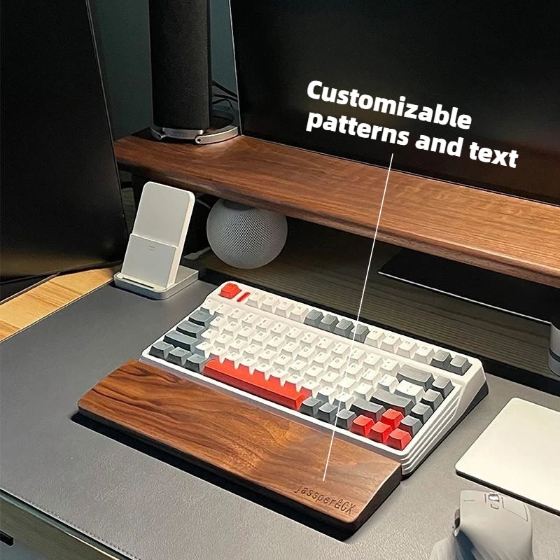 Deskpalm Palm Walnut Mouse Wrist Rest — Deskpalm Modern Desks & Workspace Accessories — view 5